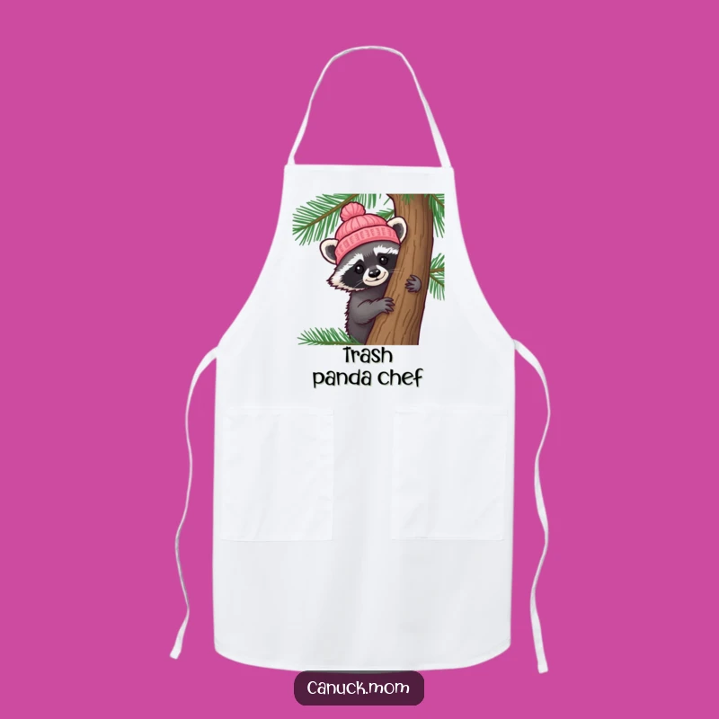 Funny Raccoon Hat Apron: Raccoon Chef Wear, Hilarious Woodland Kitchen Gift!