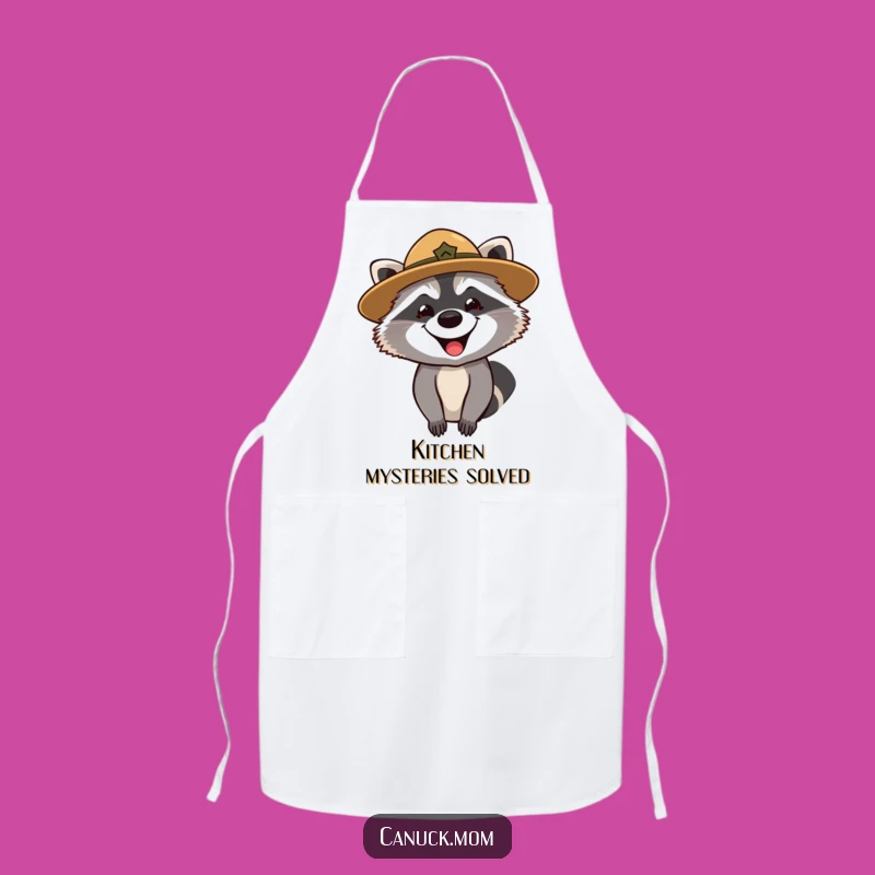 Funny Raccoon Ranger Apron: Explore the Kitchen with Humor - Funny Gift