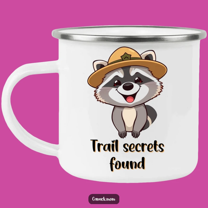 Funny Raccoon Ranger Camping Mug: Explore the Outdoors - Funny Gift