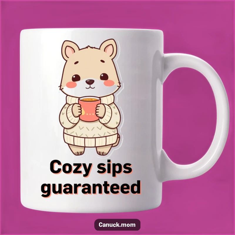 Funny Cozy Animal Sweater Mug - Perfect Warm Drink Gift