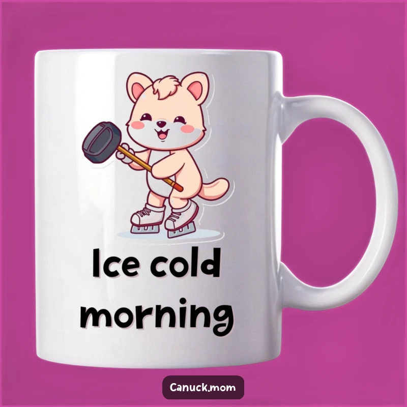 Funny Hockey Animal Skating Mug - Hilarious Ice Sport Gift