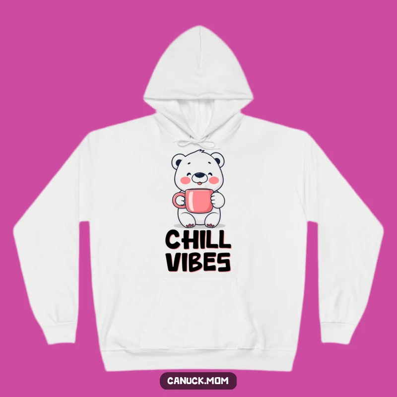 Cozy Happy Polar Bear Hoodie - Ultimate Winter Comfort Gear