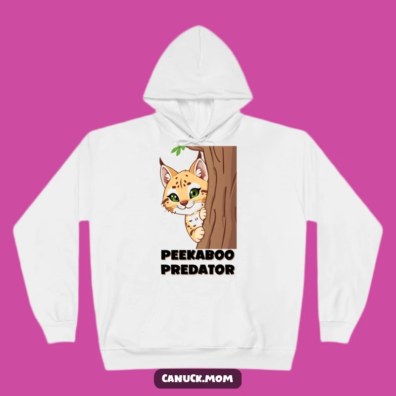 Cozy Funny Lynx Hoodie - Stay Warm While You Observe the World