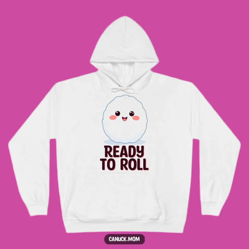 Funny Kawaii Snowball Hoodie: Stay Cozy with This Throwing Character, the Ultimate Funny Gift!