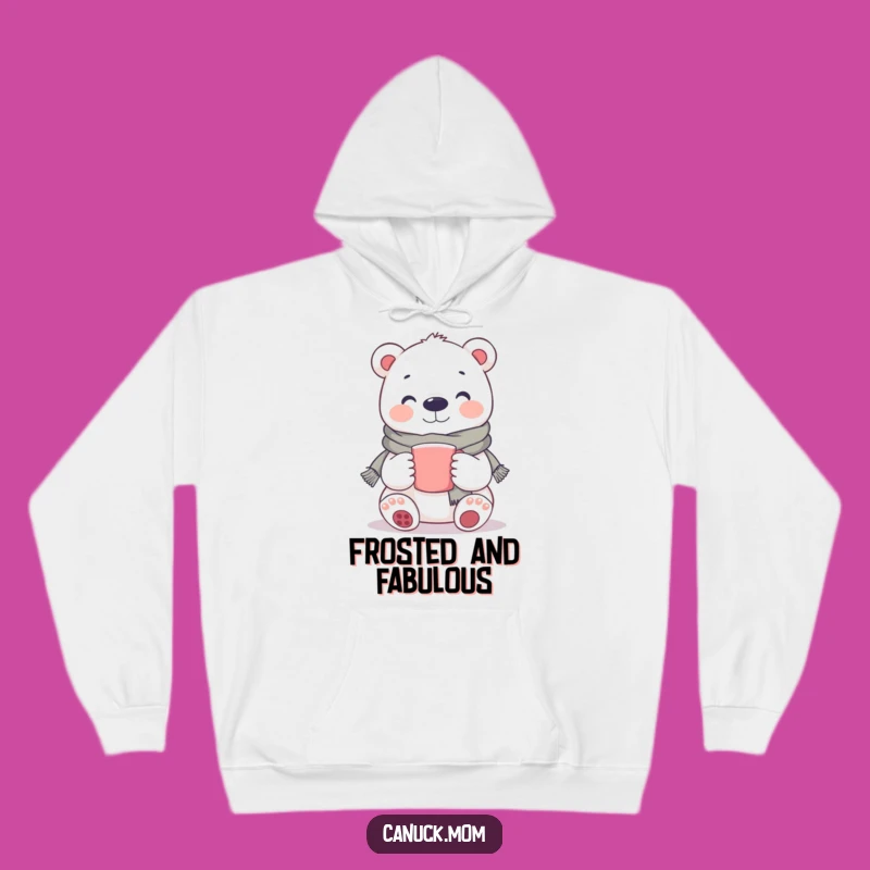 Funny Polar Bear Hoodie: Cozy Scarf Bear, The Ultimate Warm Funny Gift