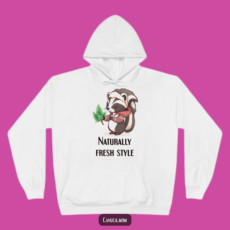 Funny Skunk Parka Hoodie: Cozy & Comedic Animal Gift