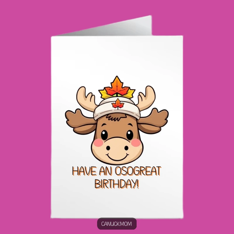 Free Printable Birthday Card: Funny Moose Gift - Download & Print at Home!
