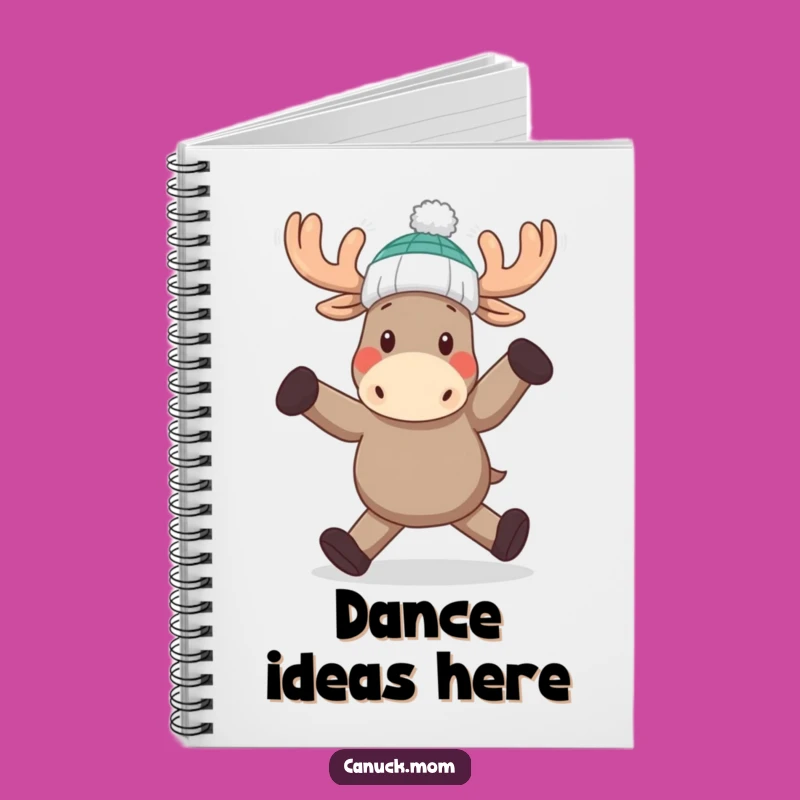 Funny Moose Dance Notebook: Jot Down Ideas with This Playful Toque Moose