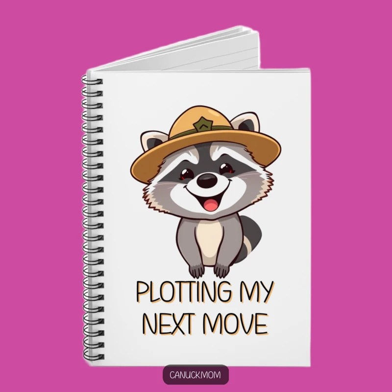 Funny Raccoon Ranger Notebook: Jot Down Curious Ideas - Funny Gift