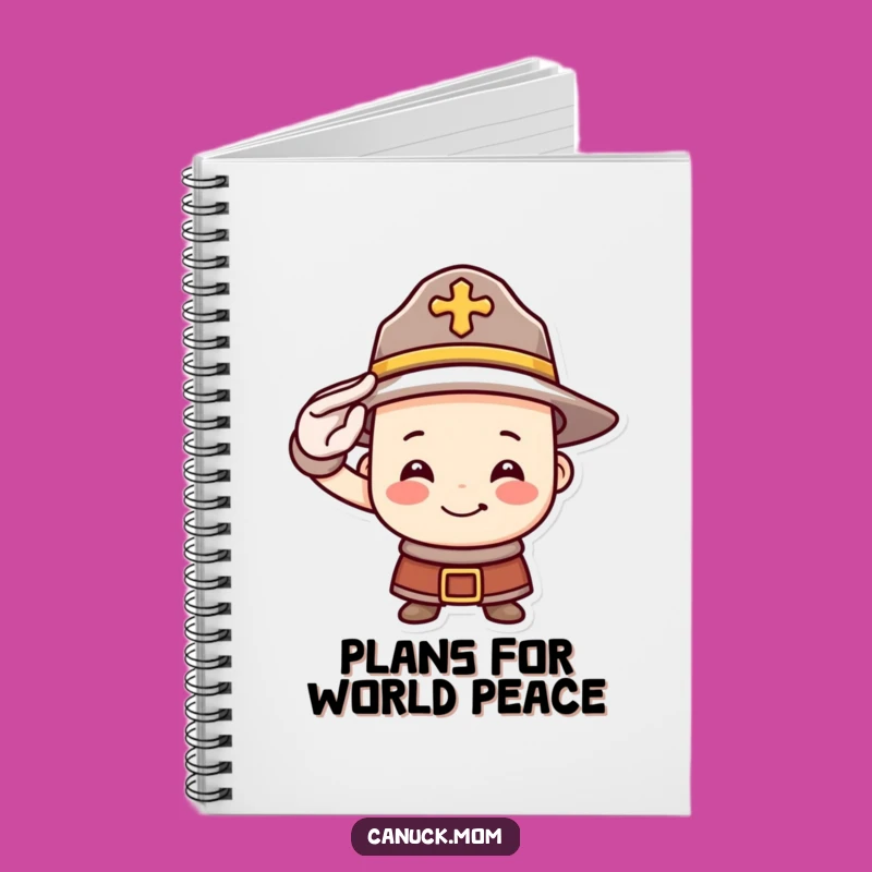 Funny Mountie Hat Notebook: Saluting Smile for All Your Brilliant Ideas