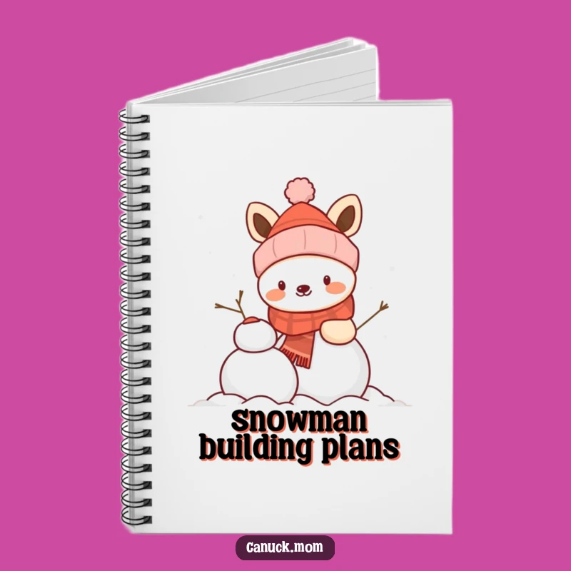 Funny Snowman Builder Notebook - Capture Winter Ideas!