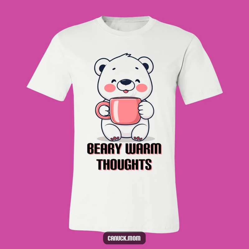 Happy Polar Bear T-Shirt - Wearable Comfort & Winter Fun