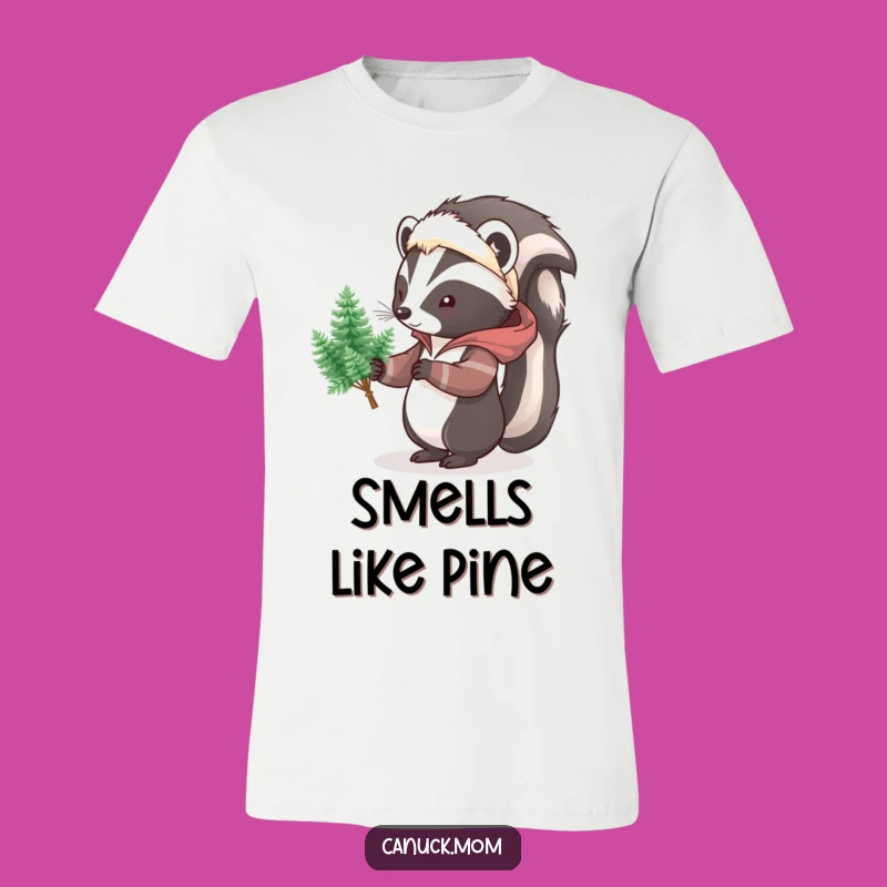 Funny Skunk Parka T-Shirt: Hilarious Woodland Creature Gift